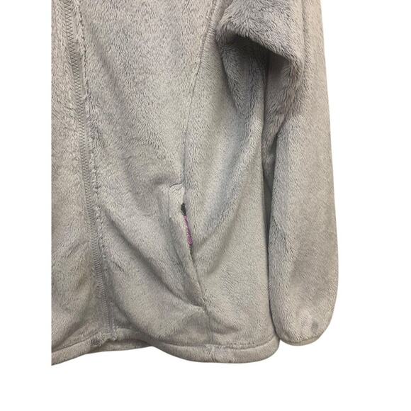 The‎ North Face Jacket Girls Extra Large Gray Full Zip Fleece Pockets Osolita - Picture 9 of 13